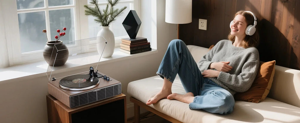 tourne disque bluetooth