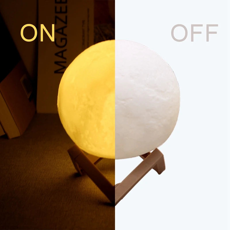 lampe en forme de lune