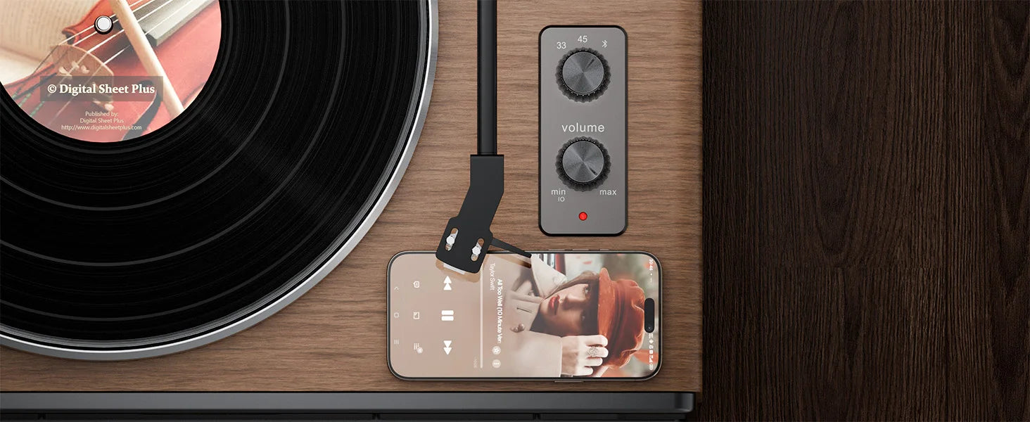 tourne disque bluetooth