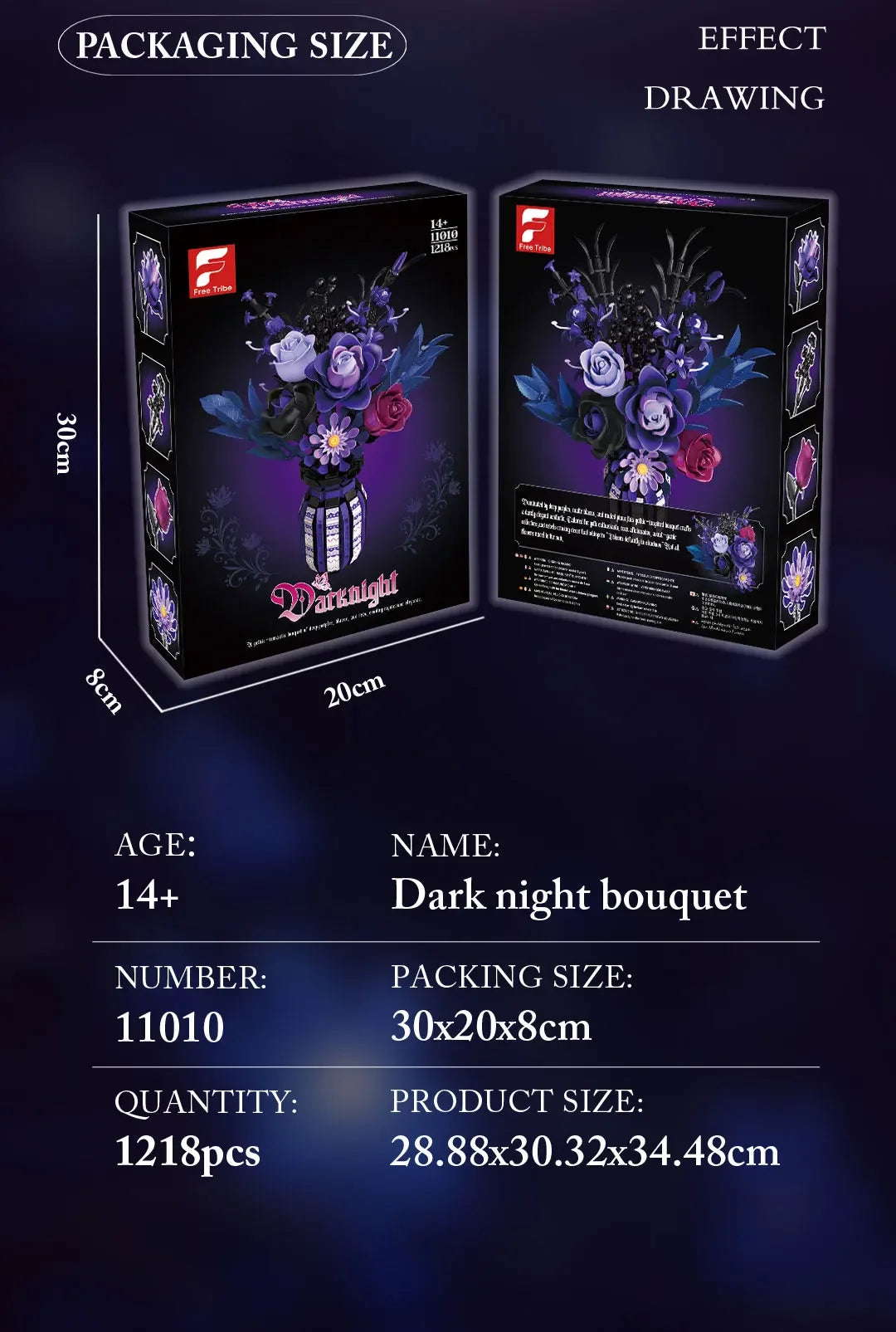 fleur en briques de construction