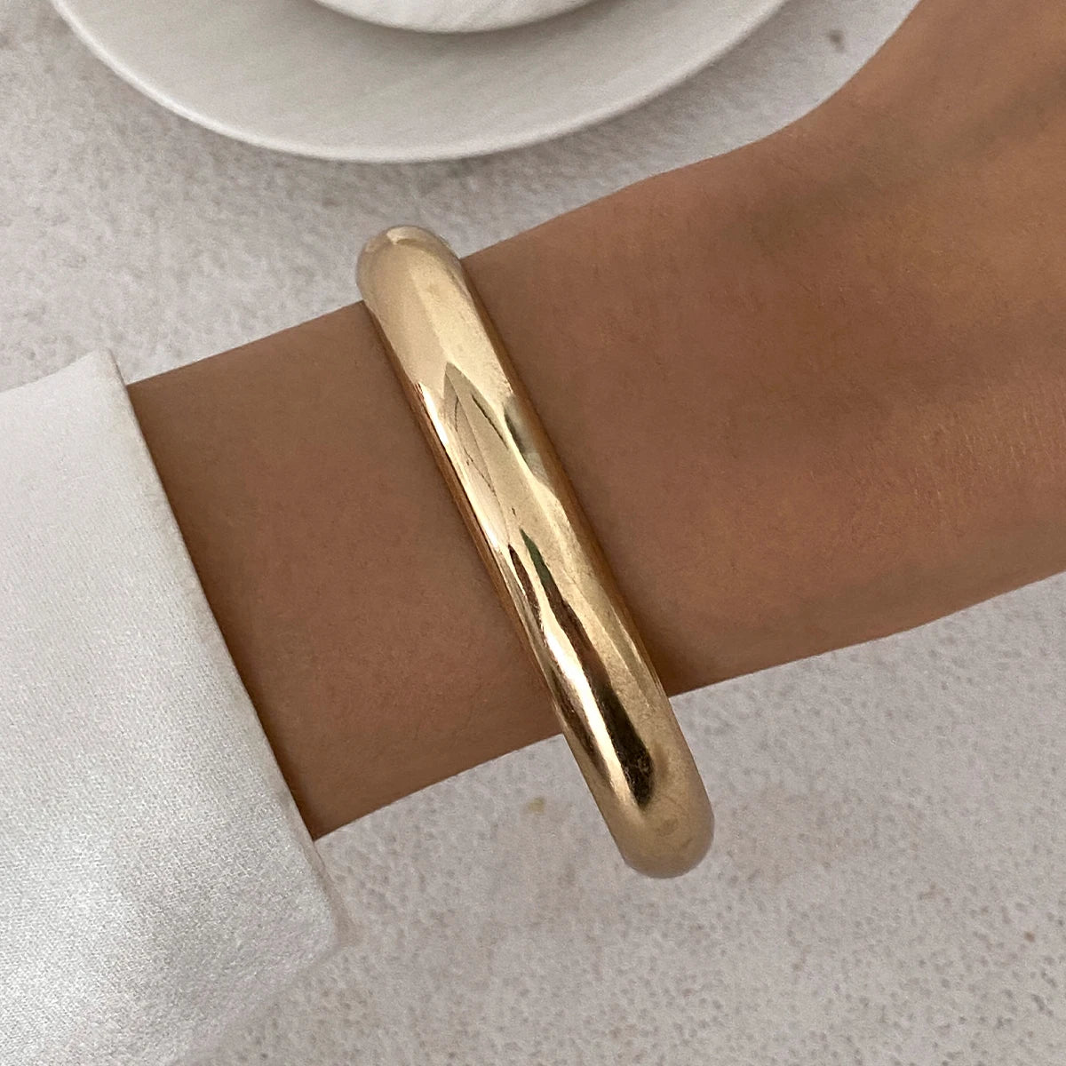 bracelets pour femmes en résine et or