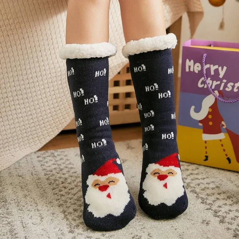 chausettes de Noël antidérapantes
